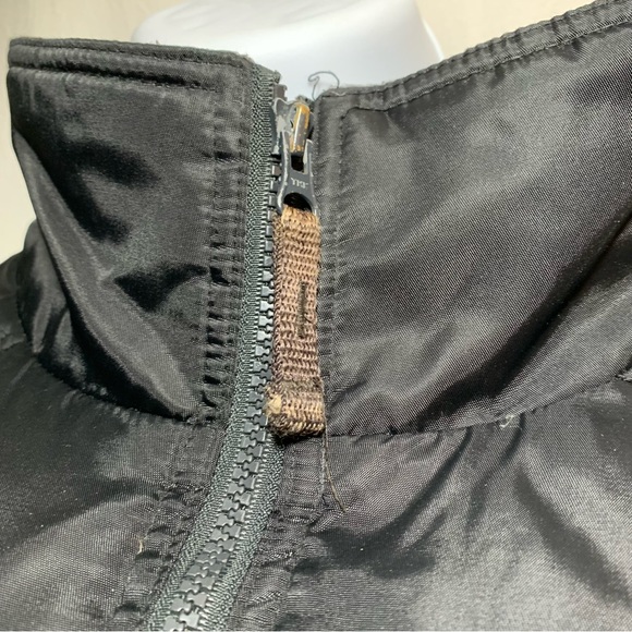 Gap Down Filled Puffer Coat Jacket Parka black  Hooded size Small Winter Nylon - Picture 11 of 12